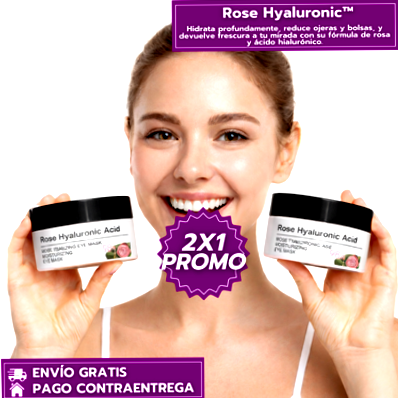 Oferta Especial 2x1 Rose Hyaluronic™: Hidratación y Frescura para Ojos Cansados