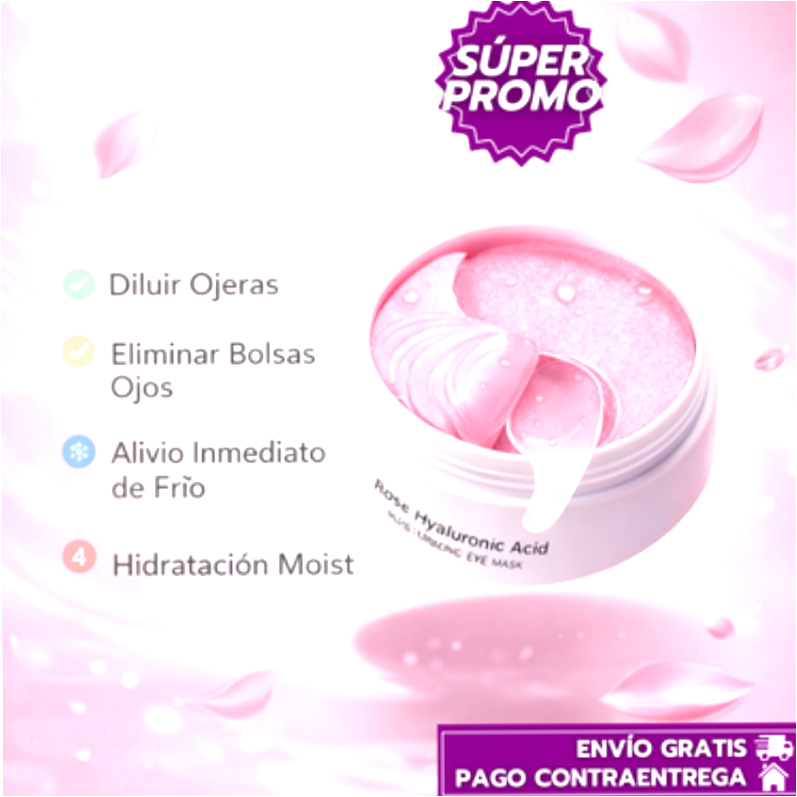 Oferta Especial 2x1 Rose Hyaluronic™: Hidratación y Frescura para Ojos Cansados